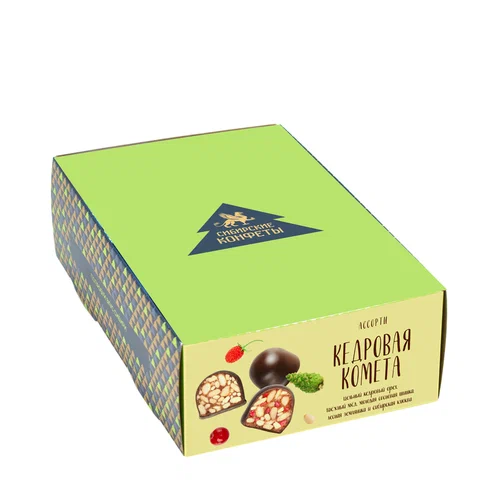 №2 Кедровая комета Ассорти (9429) (классика, клюква, шишка, земляника), 540г   в Михайловке