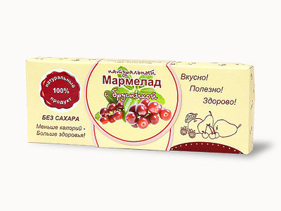 №2 Мармелад натуральный "Брусника" 140г в Михайловке