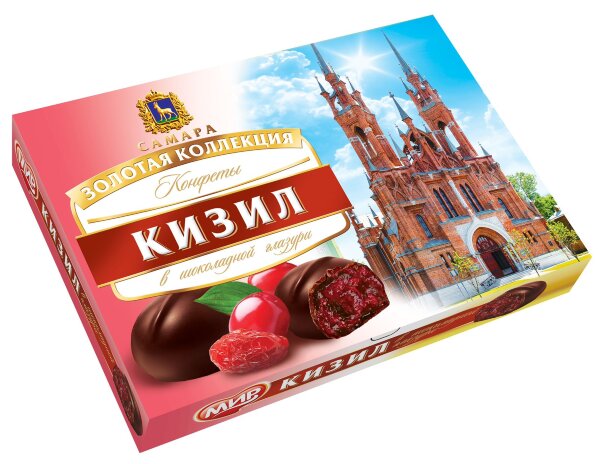 №2 КФ МИР Кизил в шоколадной глазури 160г в Михайловке
