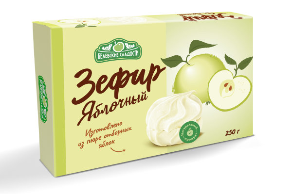 №2 Зефир белевский "Яблочный" 250г в Михайловке